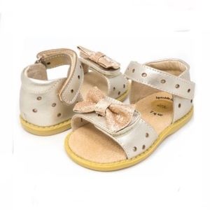 Livie & Luca sandals Minnie gold sparkle girls size 11 limited edition